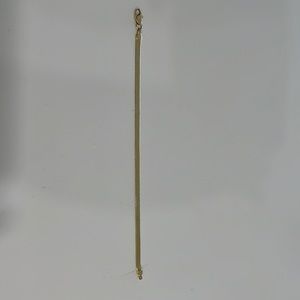 14K Gold filled bracelet 7.5 inches long. Unisex, gently worn.